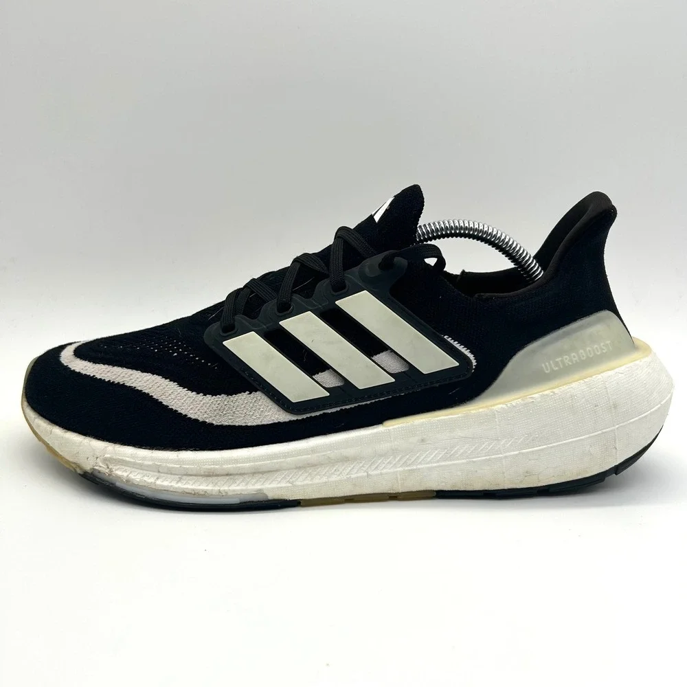 Adidas Ultraboost Light Shoes Mens 10.5 Black White Running Lightweight Sport